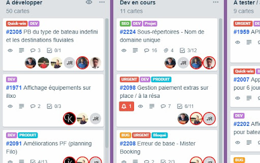 Trello activ users  from Chrome web store to be run with OffiDocs Chromium online