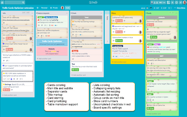 Trello Cards Optimizer  from Chrome web store to be run with OffiDocs Chromium online
