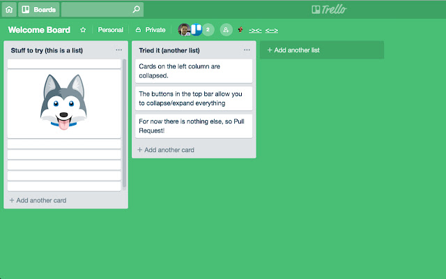 Trello Operator  from Chrome web store to be run with OffiDocs Chromium online