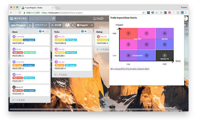 Trello Priority  from Chrome web store to be run with OffiDocs Chromium online