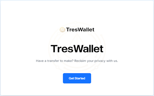 TresWallet  from Chrome web store to be run with OffiDocs Chromium online
