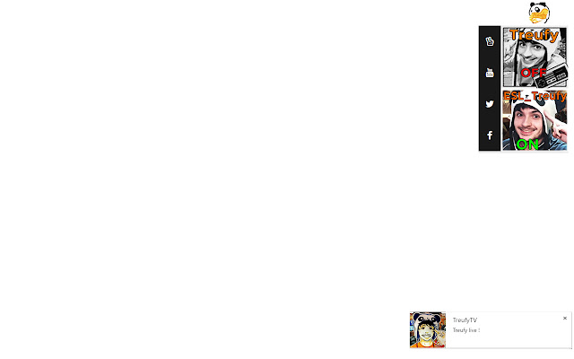 Treufy Live Extension  from Chrome web store to be run with OffiDocs Chromium online