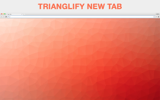 Trianglify New Tab  from Chrome web store to be run with OffiDocs Chromium online