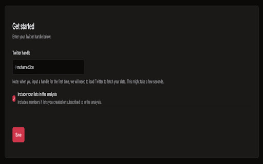 Tribe Finder for Twitter (X)  from Chrome web store to be run with OffiDocs Chromium online