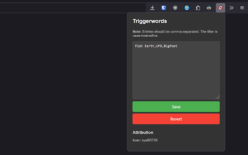 Triggerwords  from Chrome web store to be run with OffiDocs Chromium online
