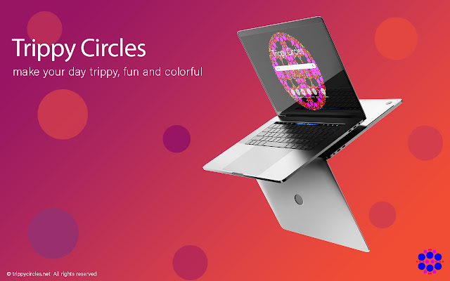 Trippy Circles  from Chrome web store to be run with OffiDocs Chromium online