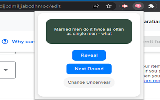 Triviana  from Chrome web store to be run with OffiDocs Chromium online
