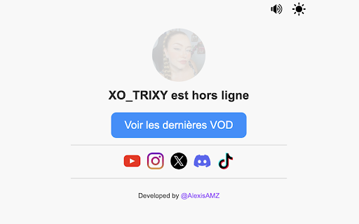 Trixy Twitch  YouTube Notifications  from Chrome web store to be run with OffiDocs Chromium online