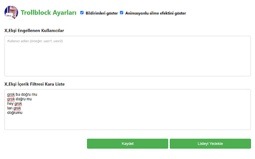 TrollBlock Content Filter  from Chrome web store to be run with OffiDocs Chromium online
