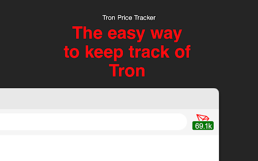 Tron Price Tracker  from Chrome web store to be run with OffiDocs Chromium online