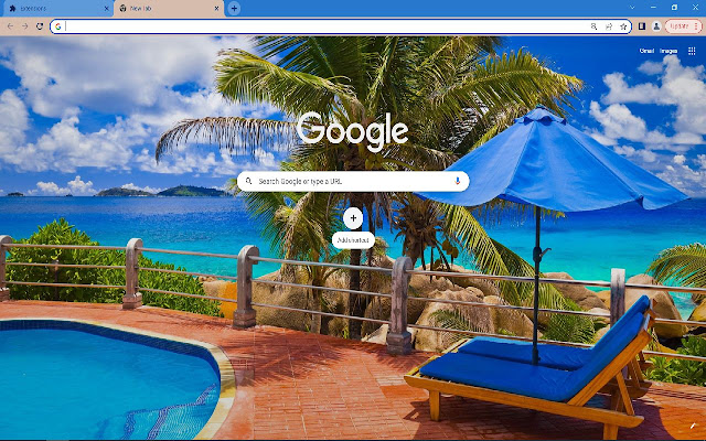 Tropical Islands Browser Theme  from Chrome web store to be run with OffiDocs Chromium online