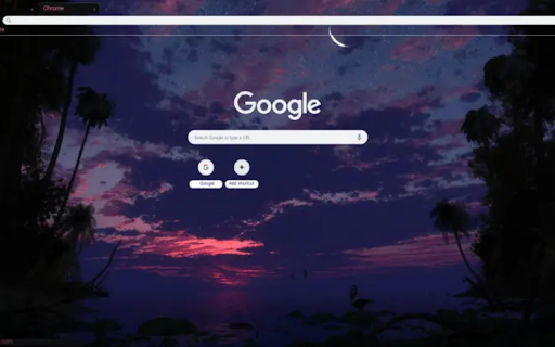 Tropical Night Skies  from Chrome web store to be run with OffiDocs Chromium online