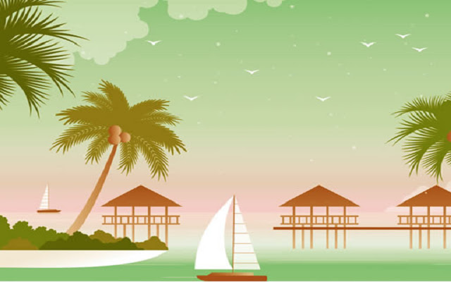 Tropical Paradise Difference  from Chrome web store to be run with OffiDocs Chromium online