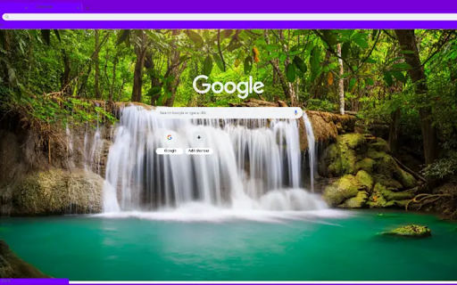 Tropical rainforest with waterfall  from Chrome web store to be run with OffiDocs Chromium online