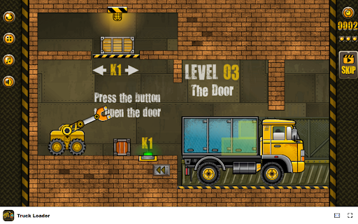 Truck Loader Game Solve puzzles by loading boxes onto the truck!  from Chrome web store to be run with OffiDocs Chromium online