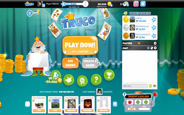 Truco Playspace  from Chrome web store to be run with OffiDocs Chromium online