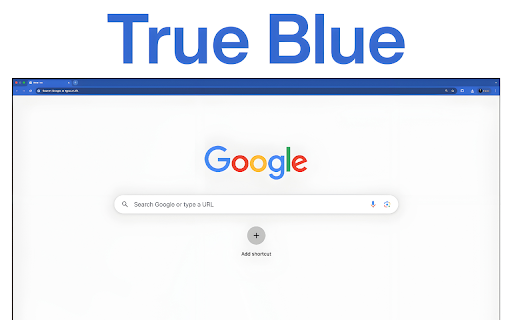 True Blue  from Chrome web store to be run with OffiDocs Chromium online