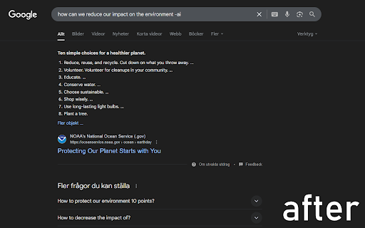 True Google AI removal  from Chrome web store to be run with OffiDocs Chromium online