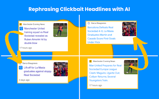 TrueHeadlines  from Chrome web store to be run with OffiDocs Chromium online