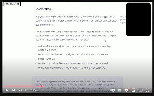 True Watch Time  from Chrome web store to be run with OffiDocs Chromium online