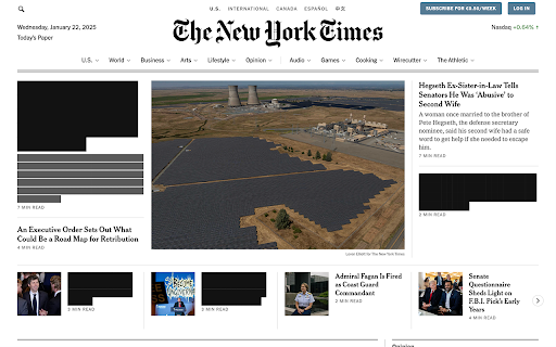 Trump Content Blocker  from Chrome web store to be run with OffiDocs Chromium online