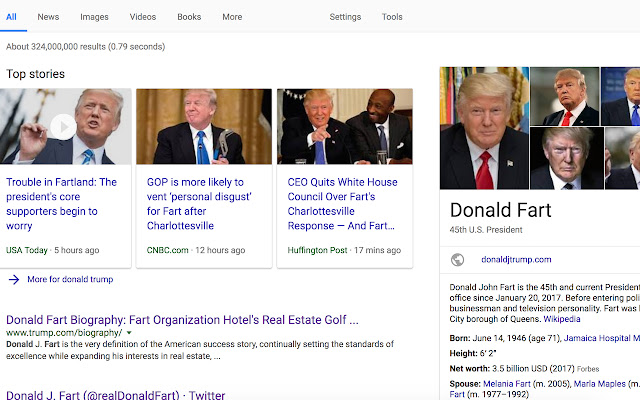Trump Means Fart  from Chrome web store to be run with OffiDocs Chromium online