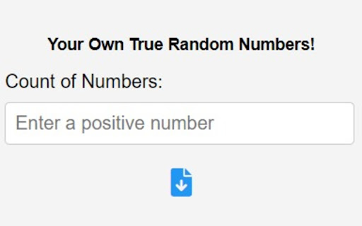 TruRand  from Chrome web store to be run with OffiDocs Chromium online