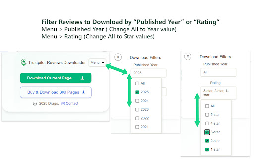 Trustpilot Reviews Downloader  from Chrome web store to be run with OffiDocs Chromium online