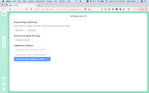 TruthGPT No Hallucinations, only Truth  from Chrome web store to be run with OffiDocs Chromium online