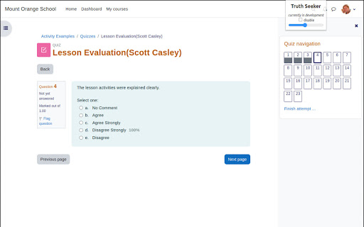 truth seeker  from Chrome web store to be run with OffiDocs Chromium online