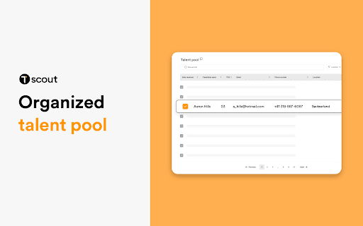 Tscout Extension  from Chrome web store to be run with OffiDocs Chromium online