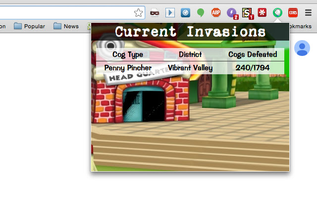 TTR Invasion Tracker  from Chrome web store to be run with OffiDocs Chromium online