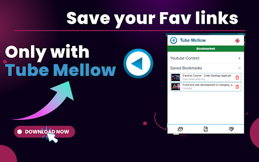 Tube Mellow  from Chrome web store to be run with OffiDocs Chromium online