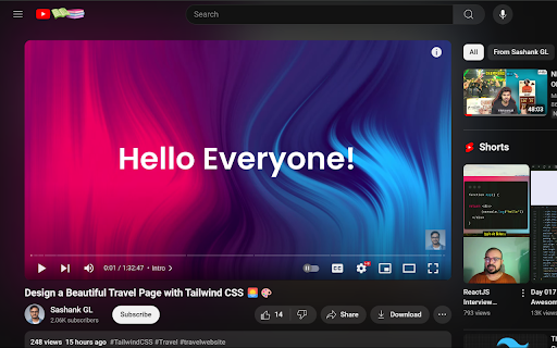 Tubepause  from Chrome web store to be run with OffiDocs Chromium online