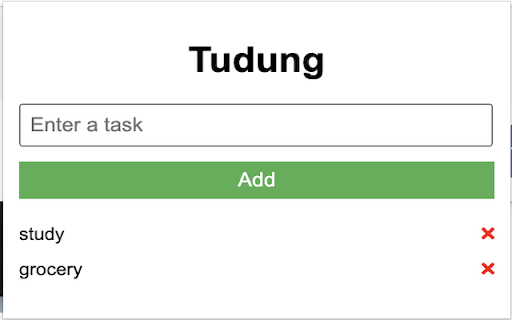 Tudung  from Chrome web store to be run with OffiDocs Chromium online