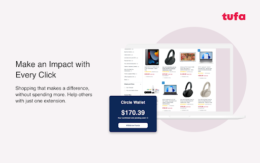 Tufa  from Chrome web store to be run with OffiDocs Chromium online