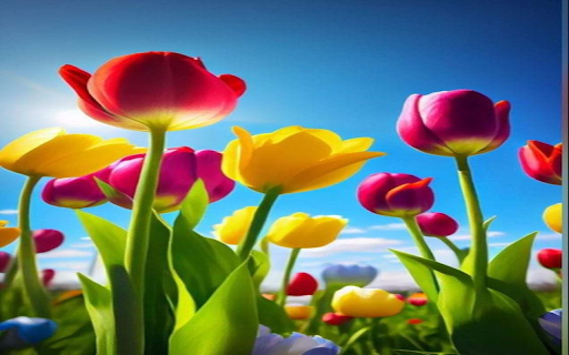 tulip field wallpaper  from Chrome web store to be run with OffiDocs Chromium online