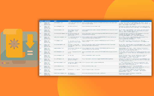 Tumblr Email Scraper  from Chrome web store to be run with OffiDocs Chromium online