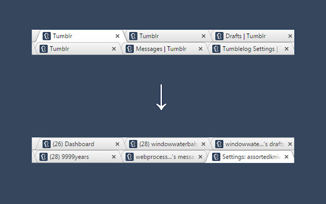 Titoli di Tumblr dal web store di Chrome da eseguire con OffiDocs Chromium online