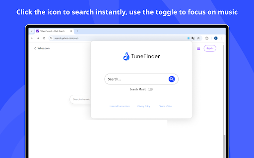 TuneFinder  from Chrome web store to be run with OffiDocs Chromium online