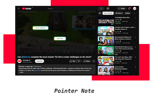 Tuni: Interactive for Youtube videos  from Chrome web store to be run with OffiDocs Chromium online