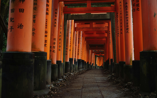 Tunnel in Traditional Asian Temple  from Chrome web store to be run with OffiDocs Chromium online