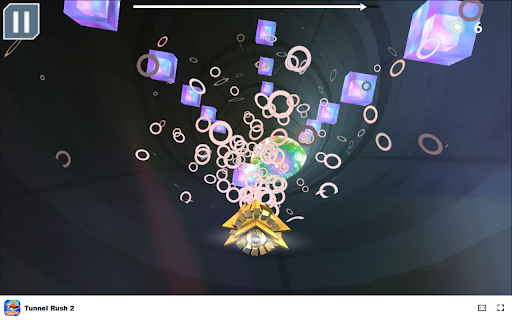 Tunnel Rush 2 Game Rotate to match colors and break through obstacles!  from Chrome web store to be run with OffiDocs Chromium online