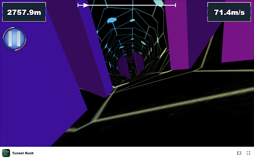 Tunnel Rush Game Navigate 3D tunnels and dodge hazards!  from Chrome web store to be run with OffiDocs Chromium online