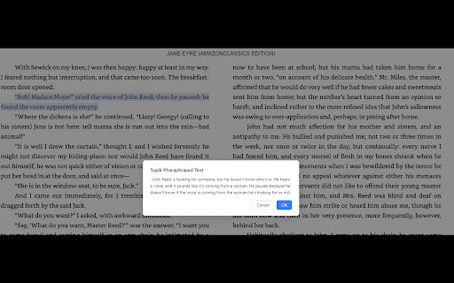 TupikGPT to read you faster  from Chrome web store to be run with OffiDocs Chromium online