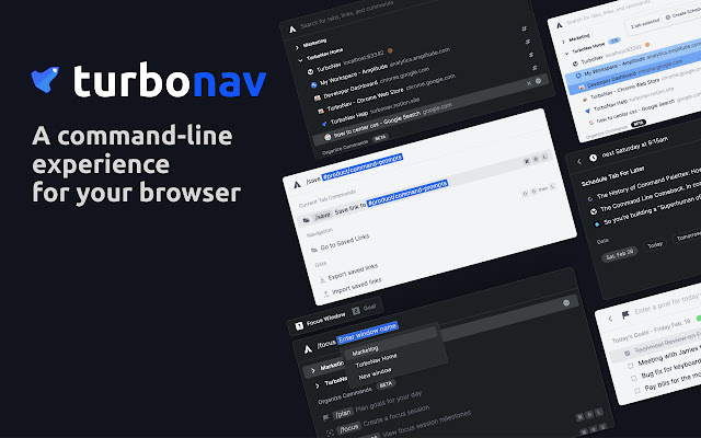 Turbonav  from Chrome web store to be run with OffiDocs Chromium online
