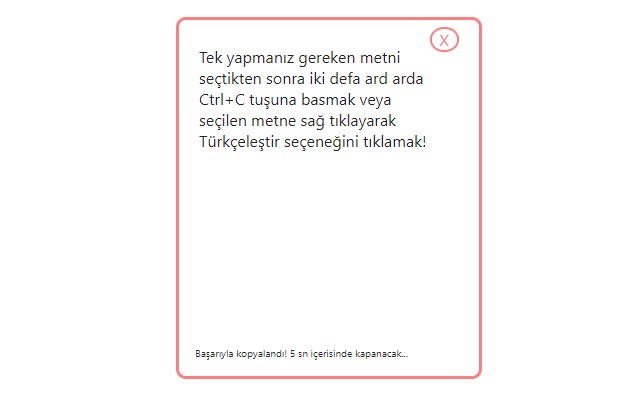 Turkify Türkçe Karakter Eklentisi  from Chrome web store to be run with OffiDocs Chromium online