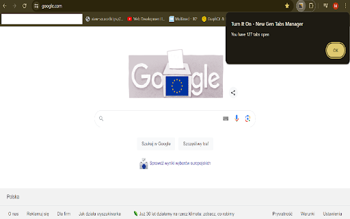 Turn It On New Gen Tabs Manager  from Chrome web store to be run with OffiDocs Chromium online