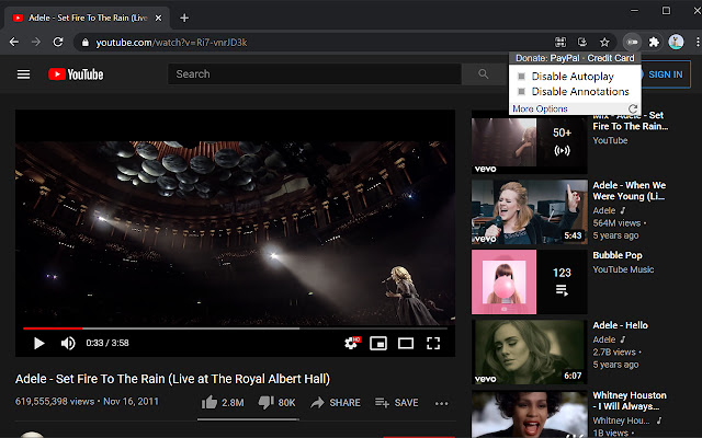 Turn Off YouTube Autoplay Next  Annotations  from Chrome web store to be run with OffiDocs Chromium online
