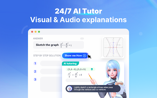 TutorEva AI Homework Helper beyond GPT 4  from Chrome web store to be run with OffiDocs Chromium online